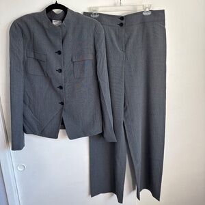 Armani Collezioni Pants Business Suit Navy Size 10 And 12